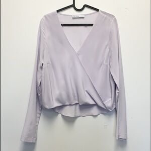 Chelsea Flower purple silk shirt